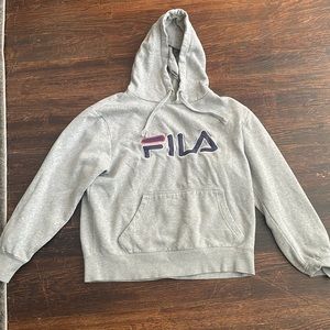 Grey FILA sweatshirt size M great condition